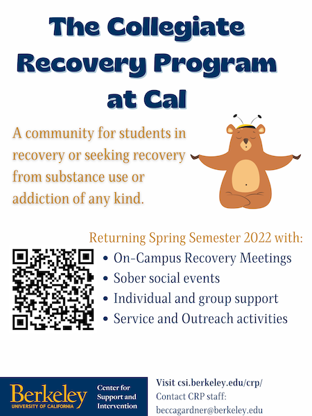An info graphic for UC Berkeley's Center for Support and Intervention